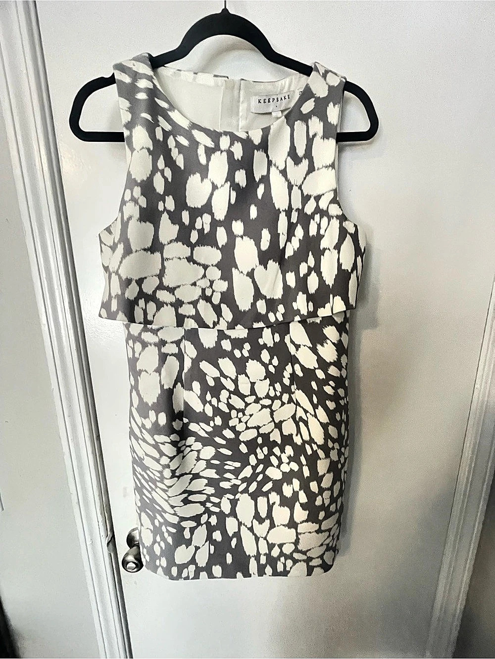 Keepsake Animal Print Mini Dress Size medium.